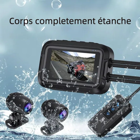 Dashcam moto connectée