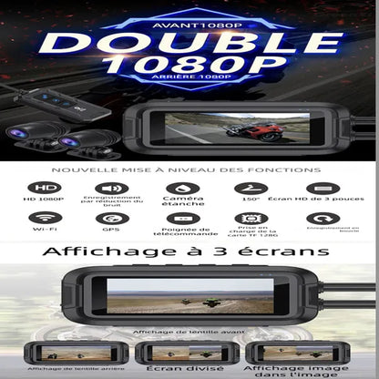 Dashcam moto connectée