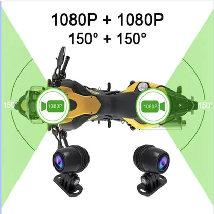 Dashcam moto connectée