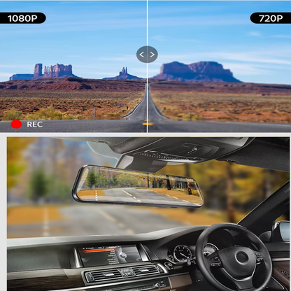 Rétroviseur Dashcam 2.5K avec Écran Tactile 10”