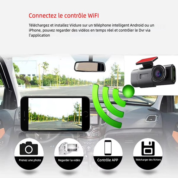 Caméra pour tableau de bord de voiture